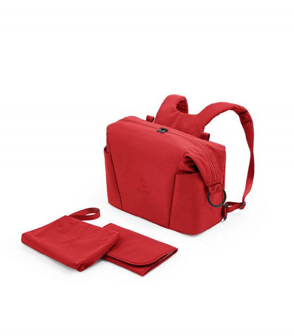 Stokke Torba i ruksak za prematanje Crvena - Ruby Red