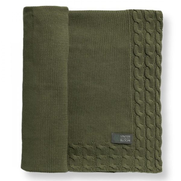 Vinter&Bloom deka Joy - Olive Green 1