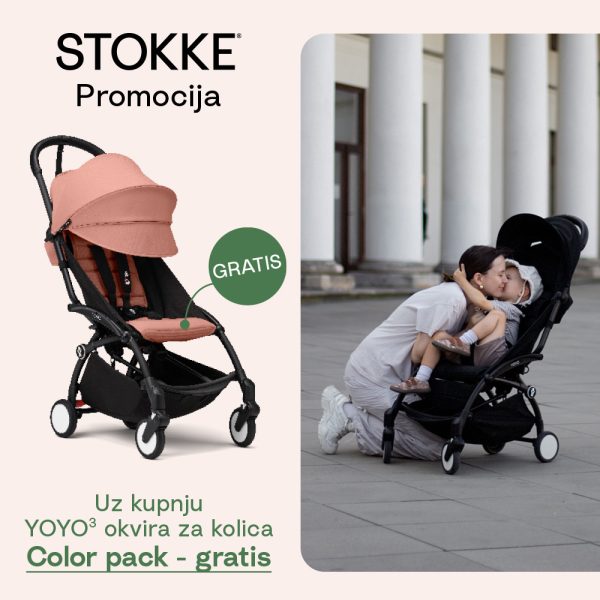 STOKKE PROMOCIJA! - Uz kupnju YOYO okvira za kolica - Color pack dobivate gratis!