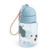 Dječja boca sa slamkom - Tiny farm Blue (280 ml)