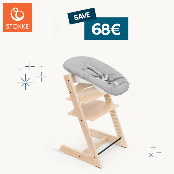 STOKKE PROMOCIJA - Tripp Trapp stolica, baby set i set za novorođenče = UŠTEDA 68 EUR!