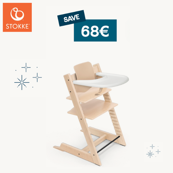 STOKKE PROMOCIJA - Tripp Trapp stolica, baby set i pladanj = UŠTEDA 68 EUR!
