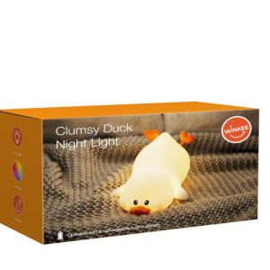 Winkee Noćno svjetlo osjetljivo na dodir Clumsy Duck