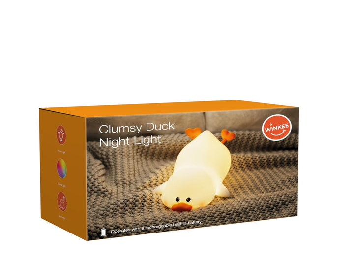 Winkee Noćno svjetlo osjetljivo na dodir Clumsy Duck