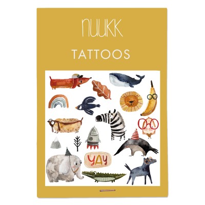 Nuukk veganske dječje tattoo naljepnice
