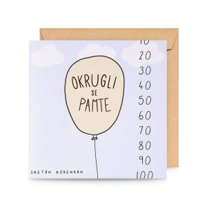 Think Ink čestitka Okrugli se pamte