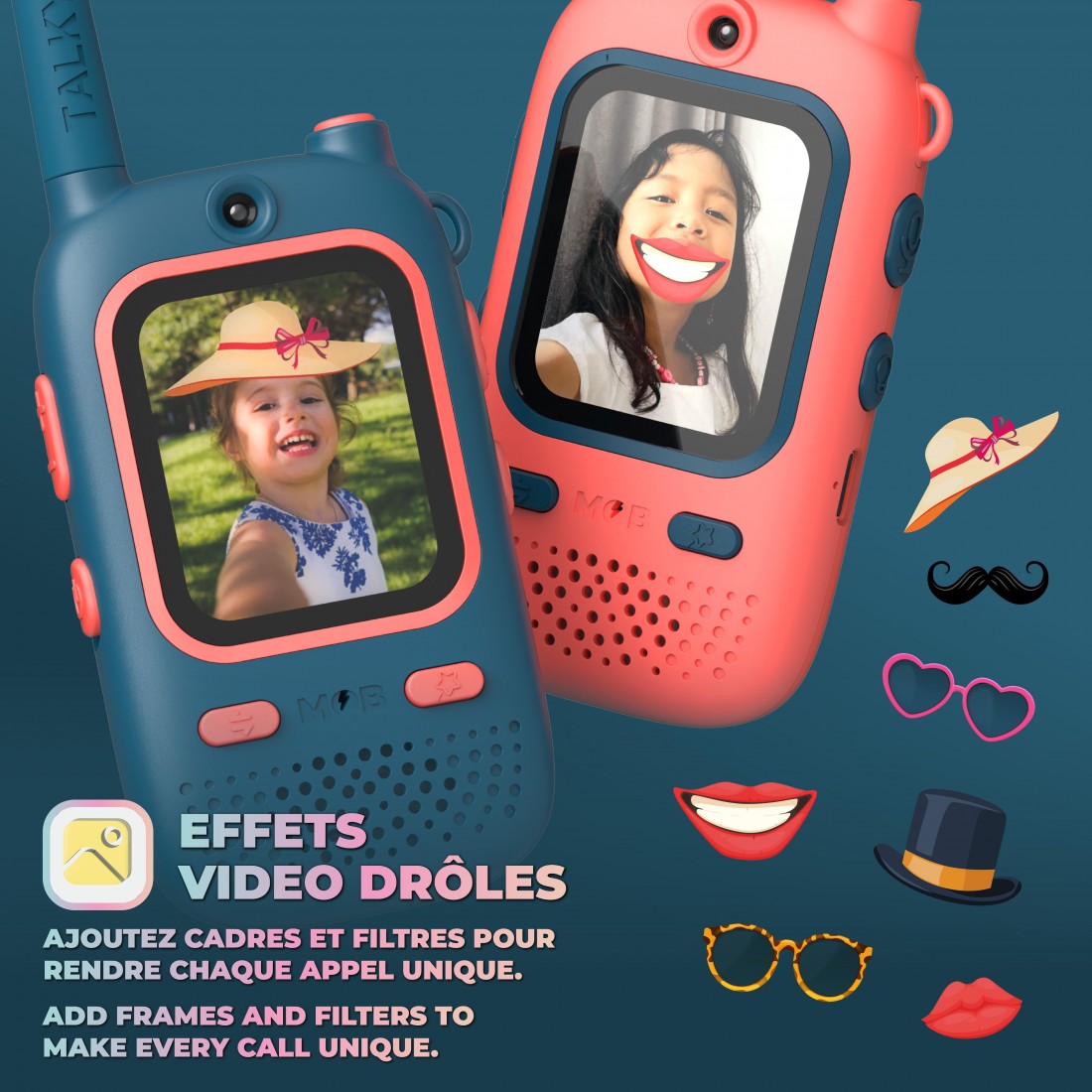 MOB Talky Kids Video Walkie Talkie - Slika 3