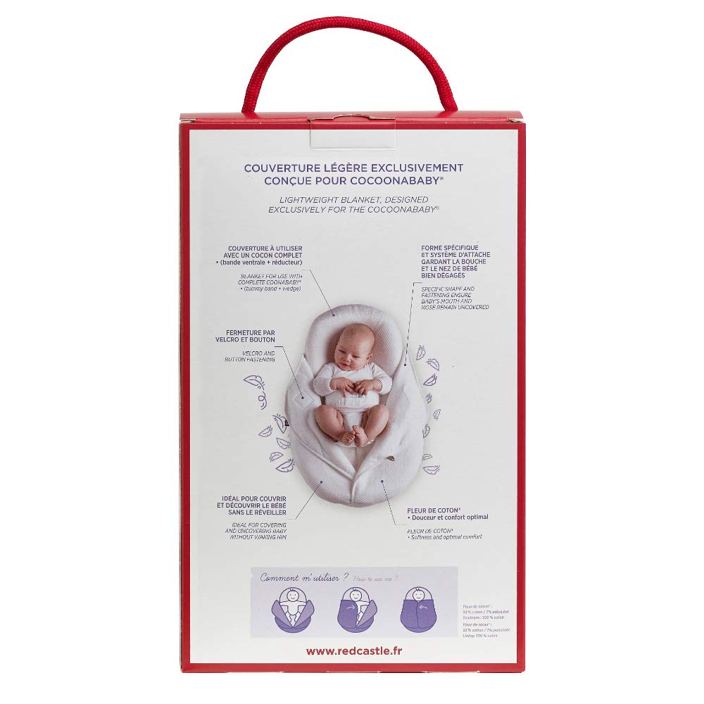 Red Castle pokrivač za gnijezdo za spavanje Cocoonacover™ Fleur de Coton® - Slika 4