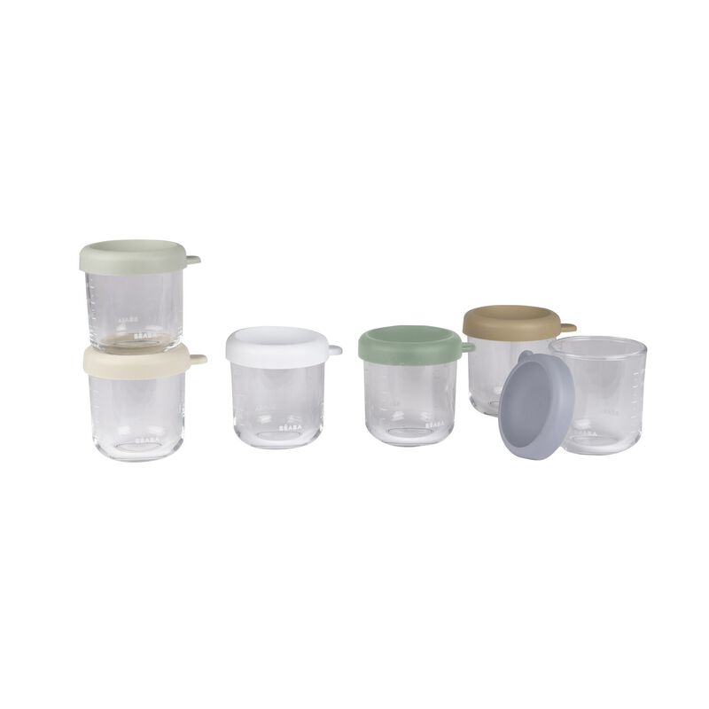 Beaba Set od 6 250 ml Natural color mix